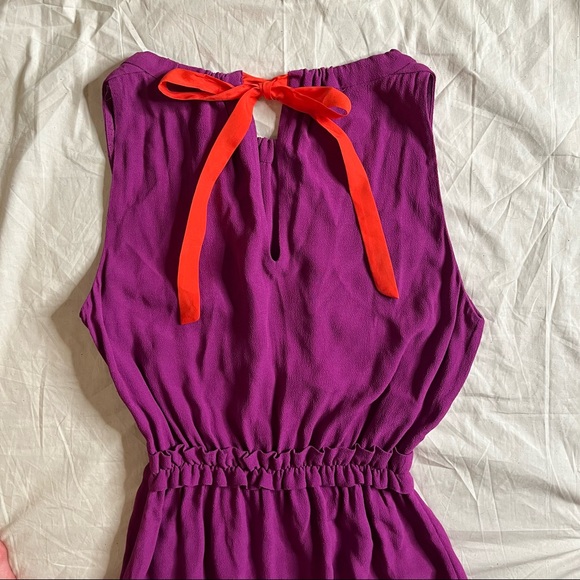 Kate Spade Purple Dress with Back Tie Detail Size S - Picture 5 of 8